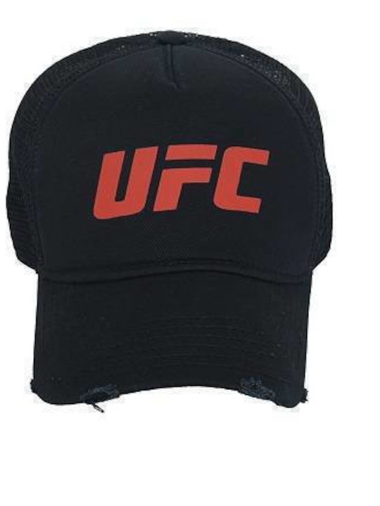 Καπελο Ufc Μαύρο Mε Κόκκινο Logo 26016 H&s
