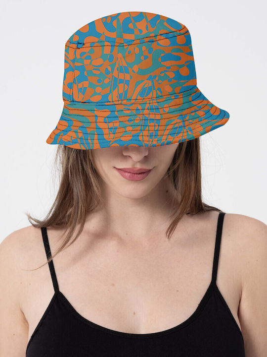 Miami Beach Fabric Women's Bucket Hat Orange