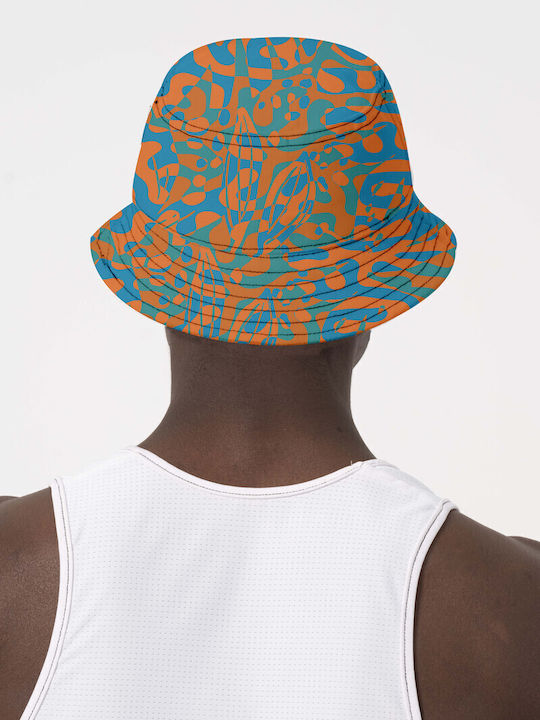 Miami Beach Fabric Women's Bucket Hat Orange