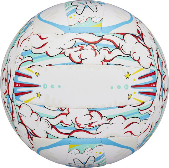 Beach Volley Ball Wilson Graffiti Peace White Blue Wv4008302xbof