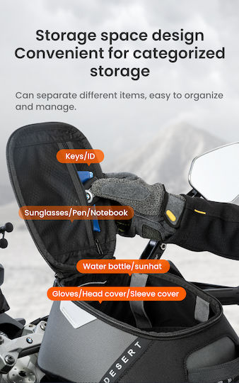 Loboo Motorcycle Tank Bag for Tank Cover