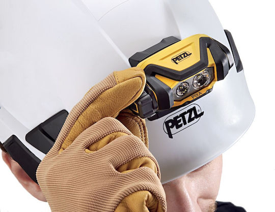 Petzl Rechargeable Headlamp LED IP68 with Maximum Brightness 450lm