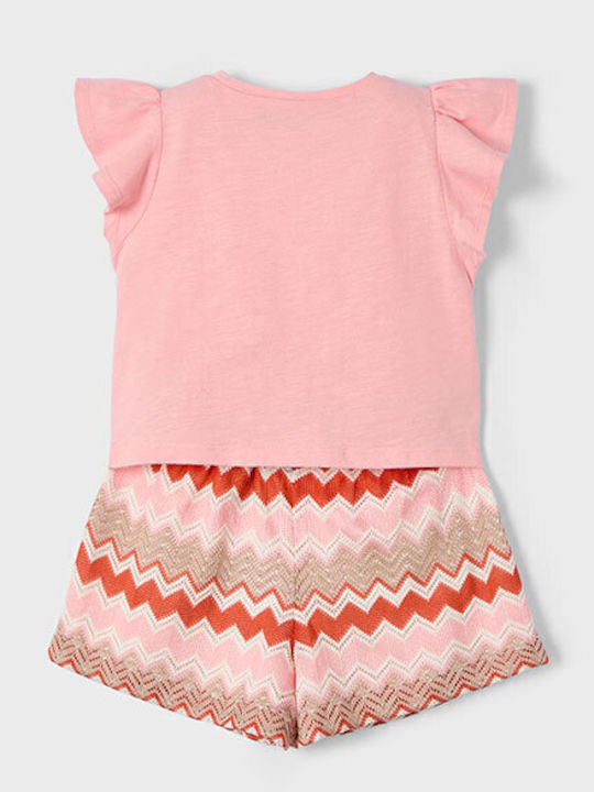Mayoral Kids Set with Shorts Salmon 2 Pieces Mayoral Kids Set with Shorts Salmon 2 Pieces