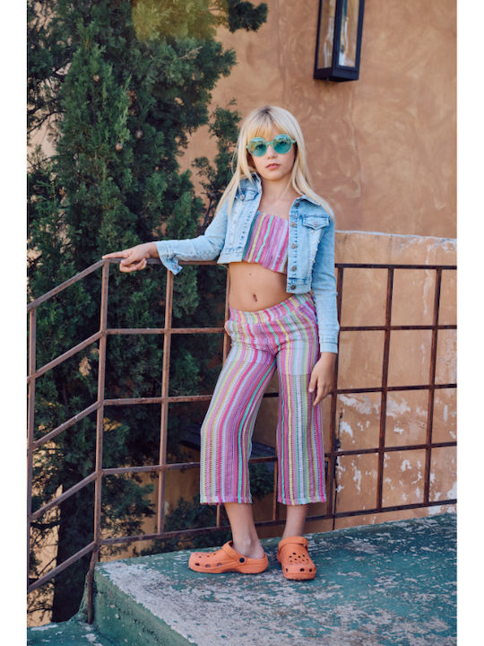 Set pentru copii cu pantaloni Vară 2buc Multicolor