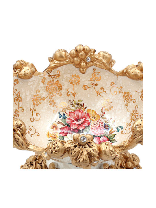 Decorative Polyresin Bowl 35x18x20 From Gondola Floral Keskor 66000