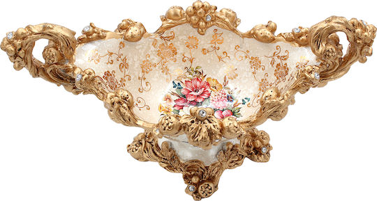 Decorative Polyresin Bowl 35x18x20 From Gondola Floral Keskor 66000
