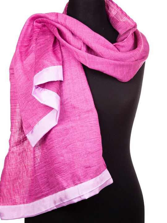 Studio Boneli Damen Schal Fuchsie
