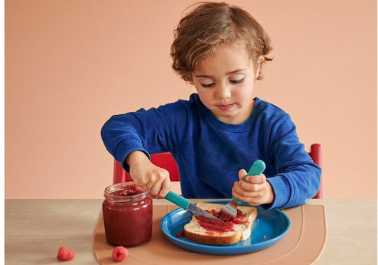 Mepal Set de hrănire Miffy din Plastic Turcoaz 6buc