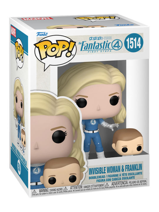 Funko Pop! Marvel: The Fantastic Four: First Steps - Invisible Woman & Franklin Funko Pop! Marvel: The Fantastic Four: First Steps - Invisible Woman & Franklin