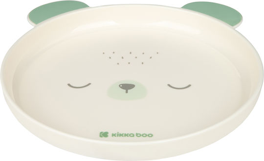 Kikka Boo Feeding Set Bear With Me made of Plastic Green 5pcs for 6+ months