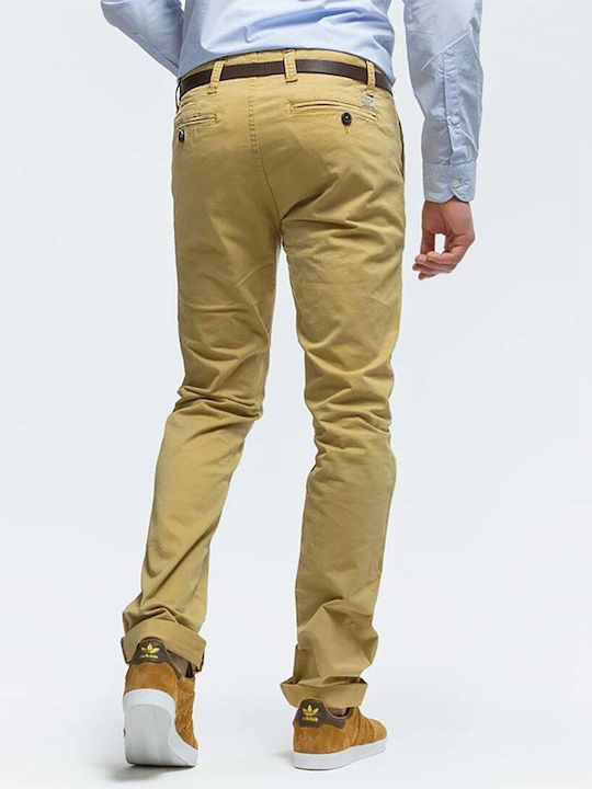 Hose Chino Elastisch Ochre, Sandy Brown