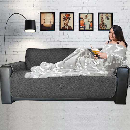 Homelevel Pătură Fleece Cu Mâneci 200x150cm Gri
