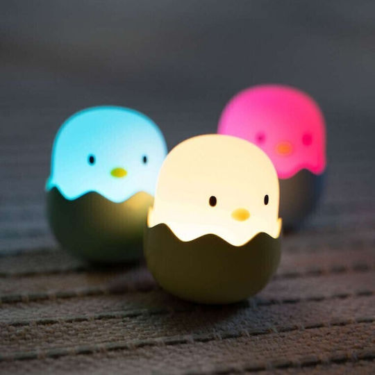 Mega Light Lămpi De Veghe Pentru Copii LED Baby Eggy 3 Bucăți La Rețea Multicolore Calde