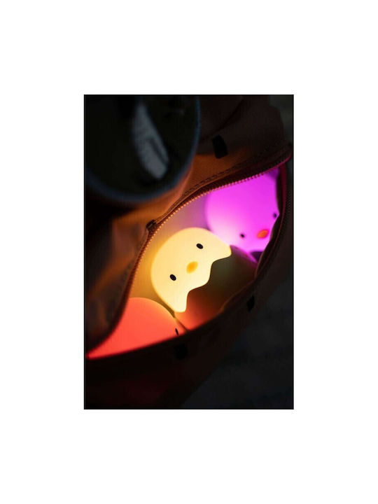 Mega Light Φωτάκι Νυκτός LED Baby Eggy 3τμχ Ρεύματος Πολύχρωμo Θερμό