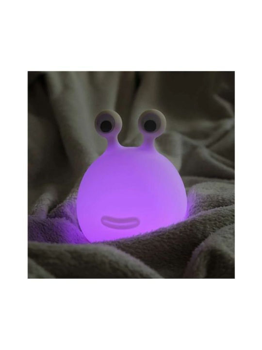 Mega Light Φωτάκι Νυκτός LED Momo Moon USB Λευκό Θερμό