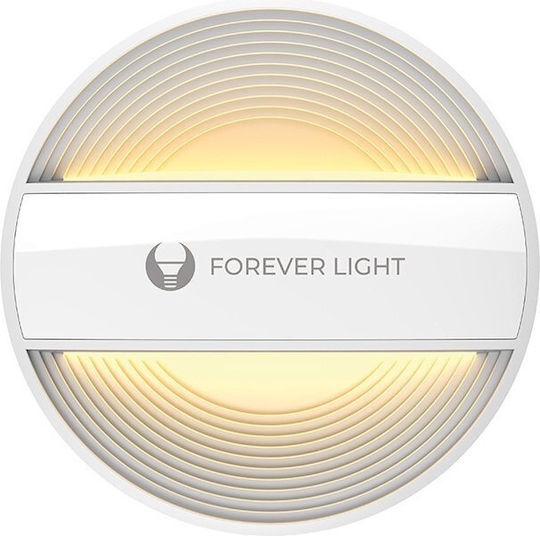 Led Night Lamp Round Pure Flc-20 Alma Pir White 500mah Forever Light