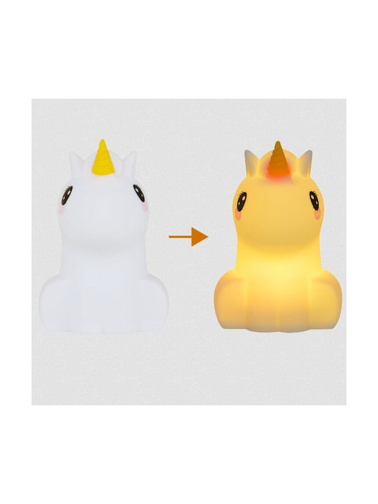 Kiddoboo Φωτάκι Νυκτός LED Unicorn Ρεύματος Λευκό
