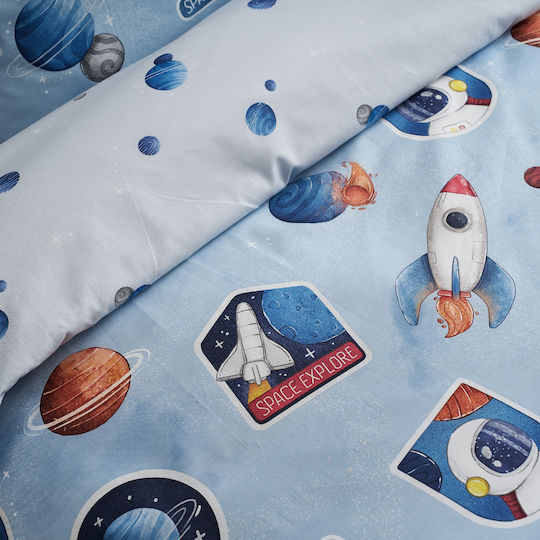Vesta Home Детска Завивка Еднолицева Apollo Син 160x230см