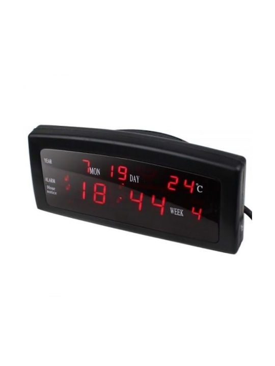 Tisch-Digitaluhr mit Wecker Rot DFM8DWYBM