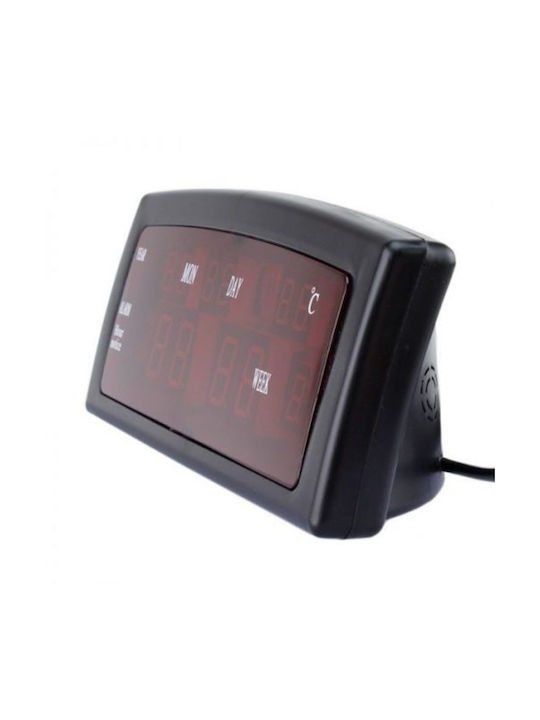 Tisch-Digitaluhr mit Wecker Rot DFM8DWYBM