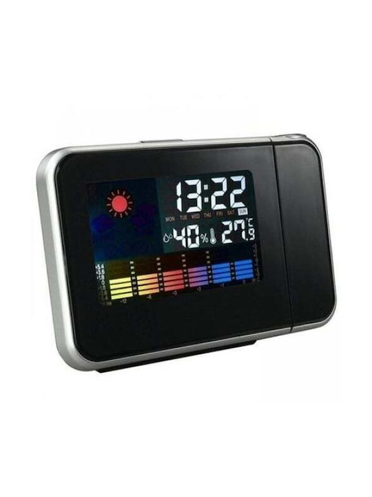 Ceas Digital de Masă cu Alarmă Negru DB7FXQBBM