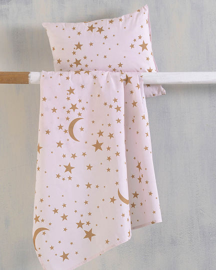 Rythmos Kids Duvet Set Single with Pillowcase Moonlight Pink 160x240cm