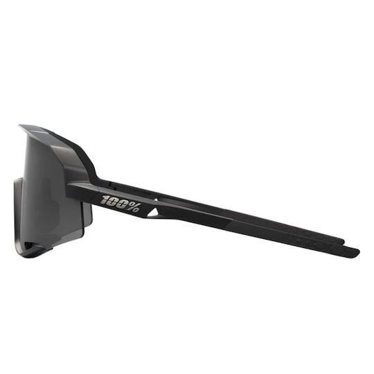 100% Cycling Glasses Slendale with Black Frame & Dark Lenses