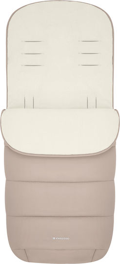Kikka Boo Classic Waterproof Stroller Footmuff with Fleece Lining 98x40cm Beige