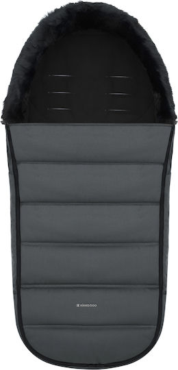 Kikka Boo Urban Stroller Footmuff Waterproof Gray with Fleece Lining 98x40cm