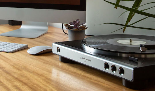 Audio Technica AT-LP60XUSB Πικάπ με Belt Drive και Προενίσχυση Μαύρο