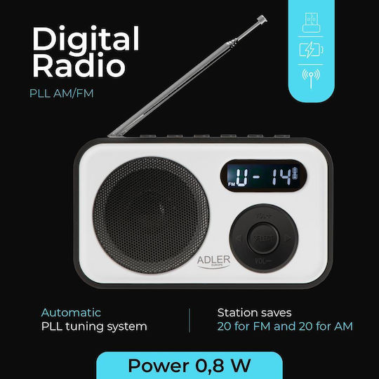 Adler AD 1906 Tragbares Radio Schwarz