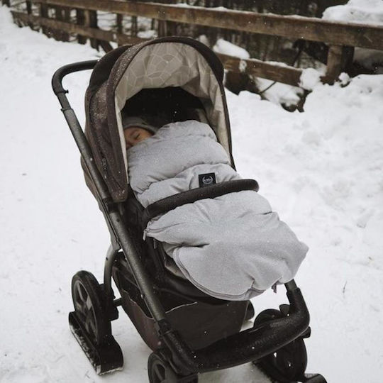 La Millou Universal Kinderwagen-Fußsack Wasserdicht Gray 110x50εκ.