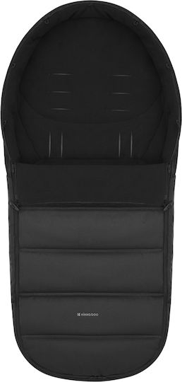 Kikka Boo Urban Stroller Footmuff Waterproof Black With Fleece Lining 98x40cm