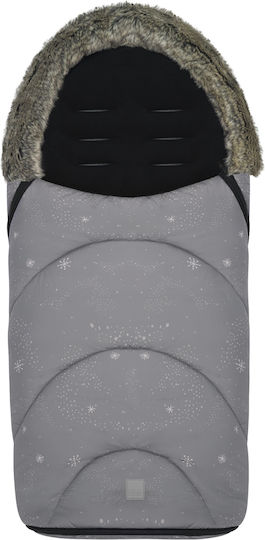 Kikka Boo Trendy Galaxy Waterproof Stroller Footmuff with Fleece Lining 98x40cm Gray