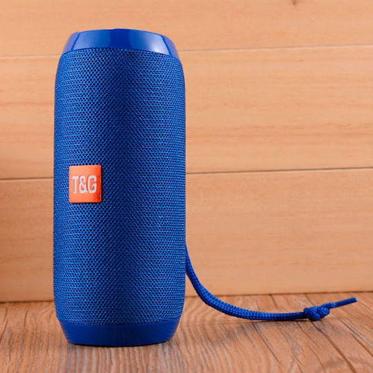 T&G TG-117 Ηχείο Bluetooth 5W με Ραδιόφωνο και Διάρκεια Μπαταρίας έως 4 ώρες Μπλε