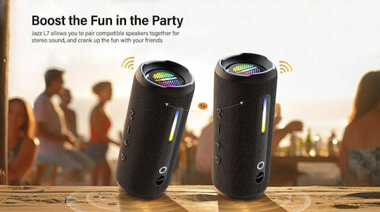 Riversong Jazz L7 Ηχείο Bluetooth 20W με Διάρκεια Μπαταρίας έως 8 ώρες Μαύρο