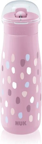 Nuk Educational Sippy Cup Plastic Pink for 12m+m+ 450ml