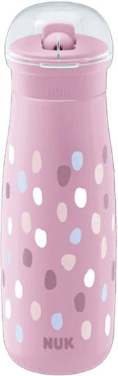 Nuk Educational Sippy Cup Plastic Pink for 12m+m+ 450ml
