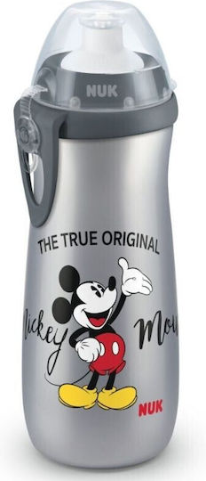 Nuk Sports Cup Mickey Educational Sippy Cup Plastic Gray Disney Mickey Gray for 36m+m+ 450ml