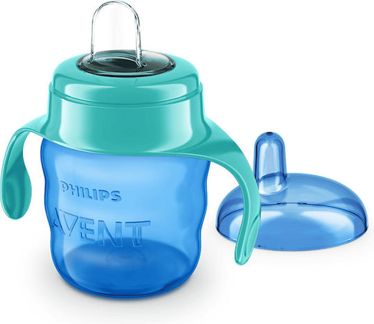 Philips Educational Sippy Cup Silicone with Handles Green for 6m+m+ 200ml