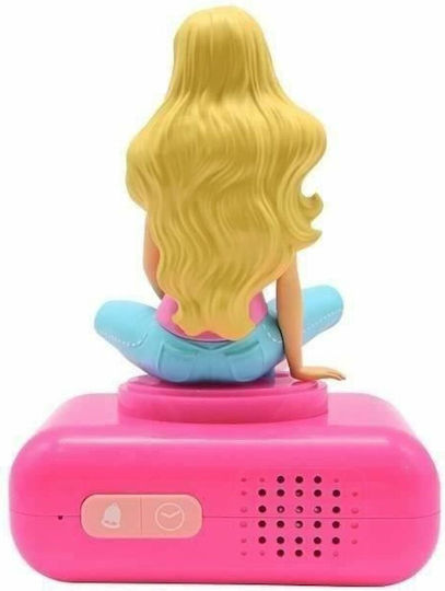 Lexibook Επιτραπέζιο Ρολόι Barbie Ροζ