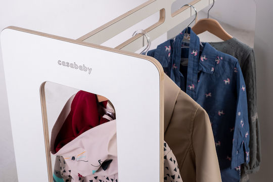 Casababy Casababy Kids Room Decor Accessories Coat Rack Pisa Made of White Wood