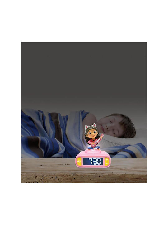 Lexibook Gabby's Dollhouse Alarm Clock Night Light Sounds 80114 Gadget