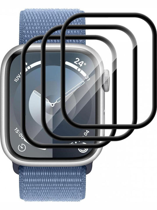 Rosso Screen Protector pentru Apple Watch 9, 8, 7 - Apple 3buc
