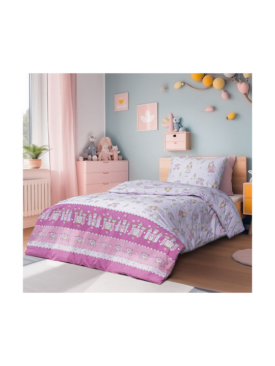 Beauty Home Σετ Παιδικό Κουβερλί Μονό 160x240εκ.