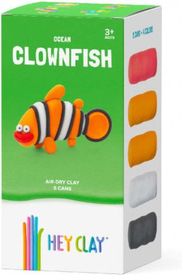 Hey Clay Claymates Ocean Clownfish Children's Clay Set Multicolourς