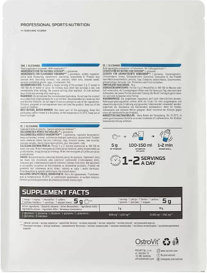 OstroVit Supreme Pure Glutamine 500gr