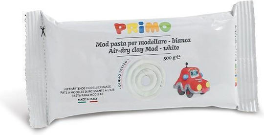 Primo Modelling Kinder Ton Weißs 500gr