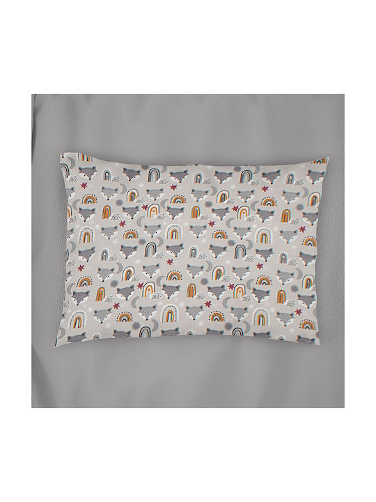 Dimcol Sheet Set Single Cotton Grey 160x240cm 2pcs
