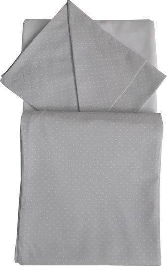 Queen Mother Set Single Dark Grey White 100x180cm